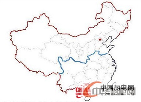 中国南北区域划分地图