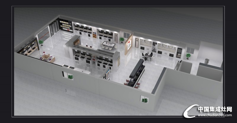 尼泰集成灶公司展厅装修图