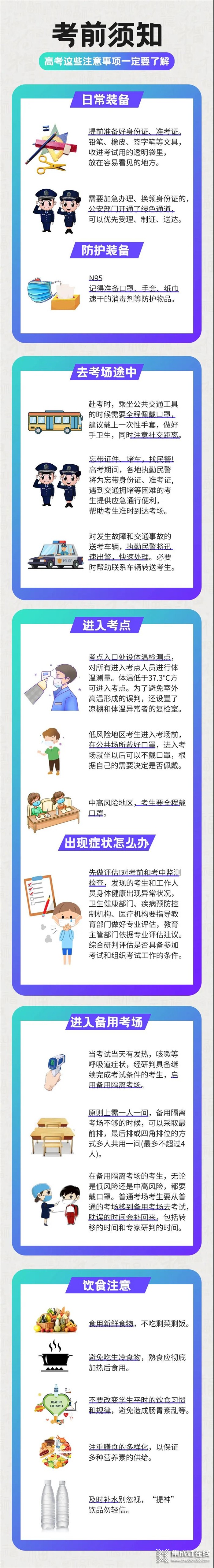 火星一号提醒你这些考前须知你一定要了解！祝广大考生金榜题名！