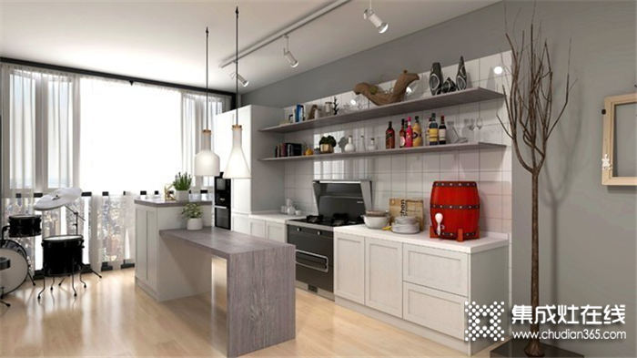 金帝集成灶释放厨房空间，增加可使用空间