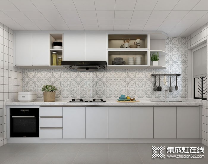 六好家居现代风格整体厨房装修效果图