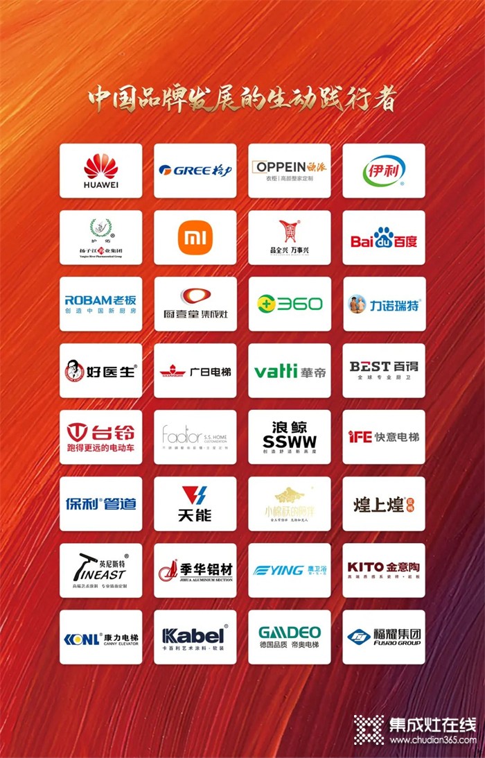 热烈祝贺厨壹堂获评中国品牌·典范100，中国品牌发展的生动践行者！