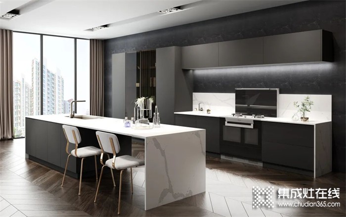 亿田高定厨房「布鲁克林」| 轻奢有度，演绎摩登现代空间！
