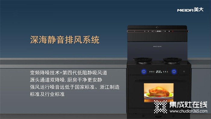 一同来了解下美大集成灶深海静音排风系统的奥妙