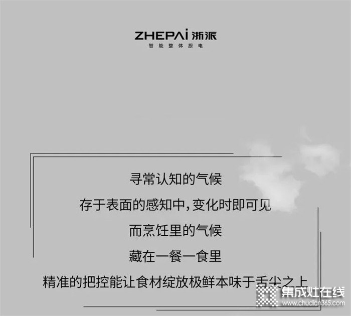 ZHEPAI浙派 BLUE SHADOWS 天翼系列集成灶，愿你往后“食”日，美食常驻